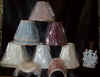 Figurine Lamp - $29.99 very early 1900s porcelain figurine lamp.  CI00x65.  Small Selection from our inventory of Boudoir Lamp Shades.  Lamps priced here without shades.  We have many from which you may choose.  